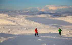 Weiß soweit das Auge reicht - Foto: Tourismusbüro Valdres